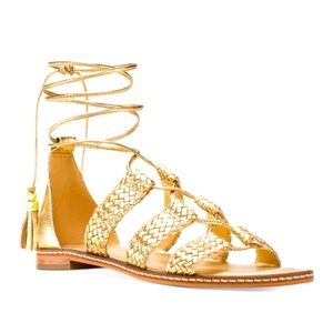 ⭐️ Michael Kors Gold Gladiator Sandals ⭐️